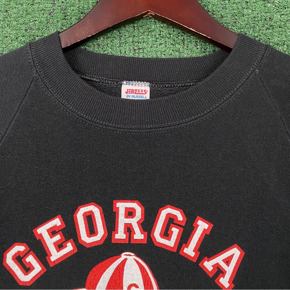 VTG 90’s University of Georgia Bulldogs Sweatshirt Women’s Size Medium USA Made - Picture 3 of 7